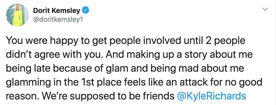 Kyle Richards Accuses Denise Richards of Staging Scenes on The Real Housewives of Beverly Hills