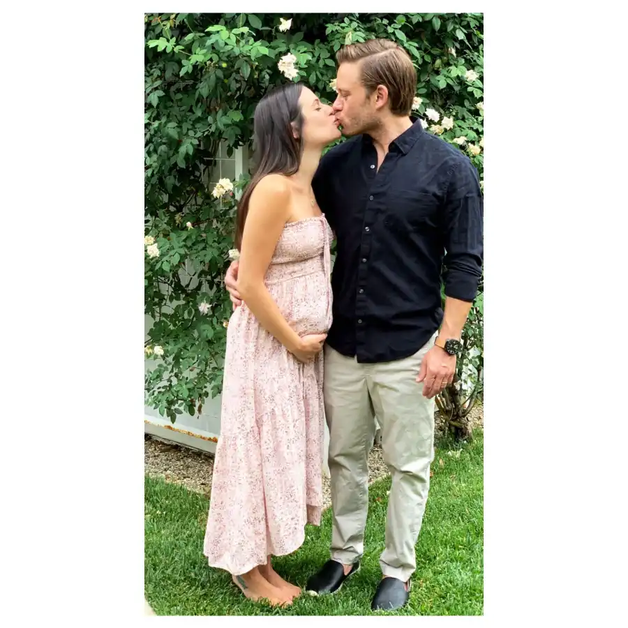 Lea Michele Cradles Baby Bump Mothers Day