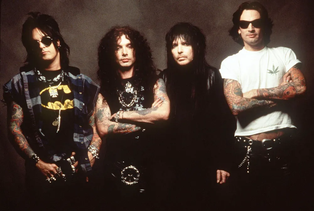 Nikki Sixx John Corabi Mick Mars and Tommy Lee of Motley Crue Legendary Hedonism Reelz Music Series Profiles Rocker Tommy Lee