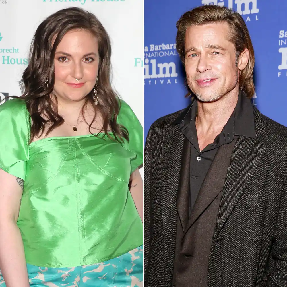 Lena Dunham Addresses Brad Pitt PDA Photo