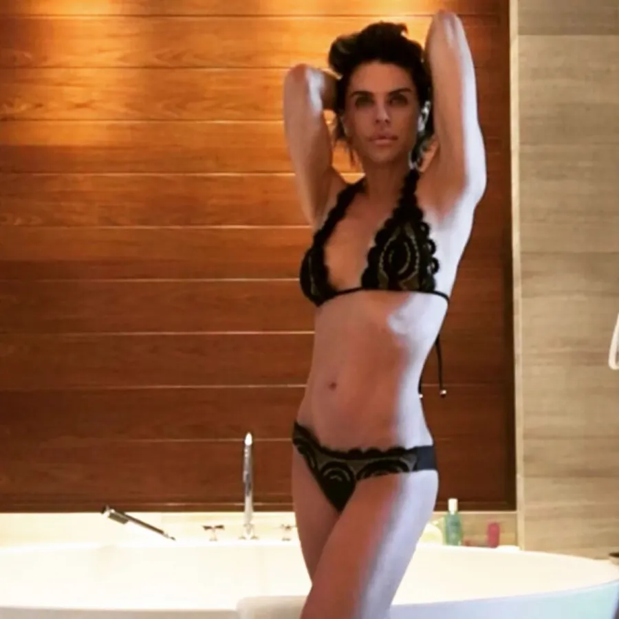Lisa Rinna, 56, Poses in a Lacy Black Bikini