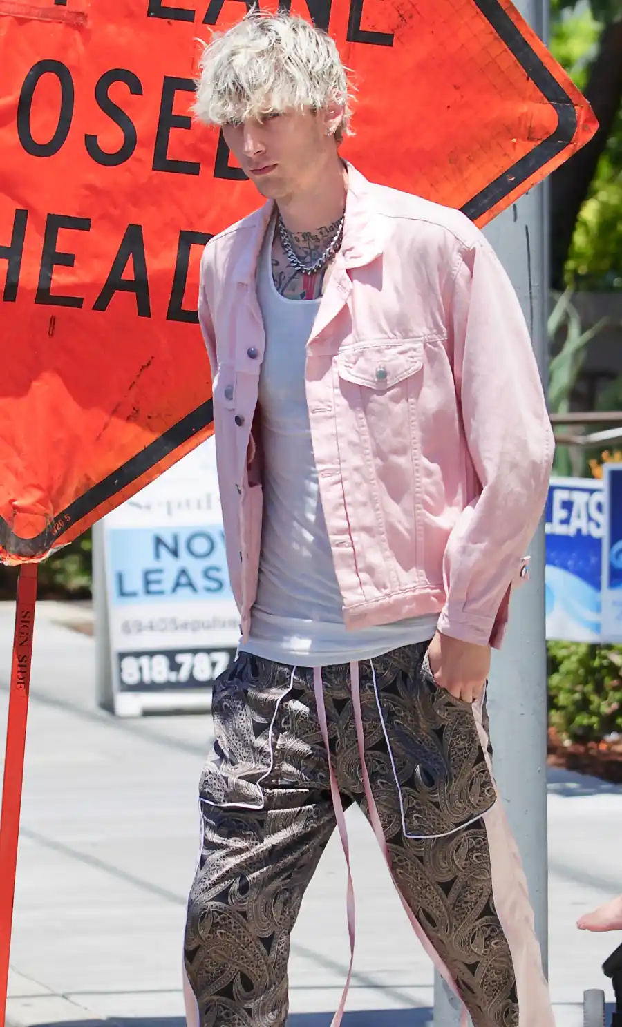 Machine Gun Kelly Steps Out After Releasing Steamy Video With Megan Fox