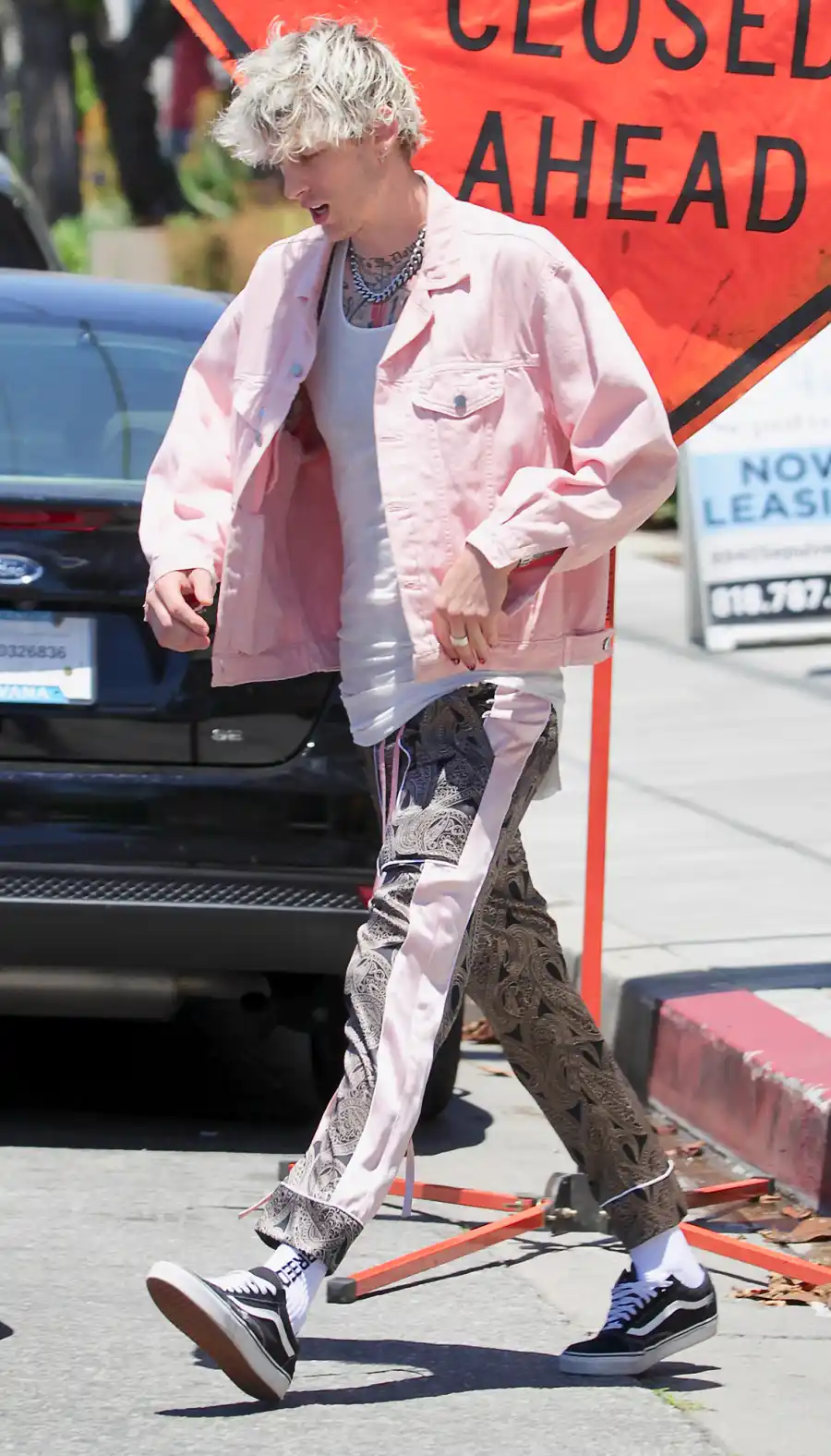 Machine Gun Kelly Steps Out After Releasing Steamy Video With Megan Fox