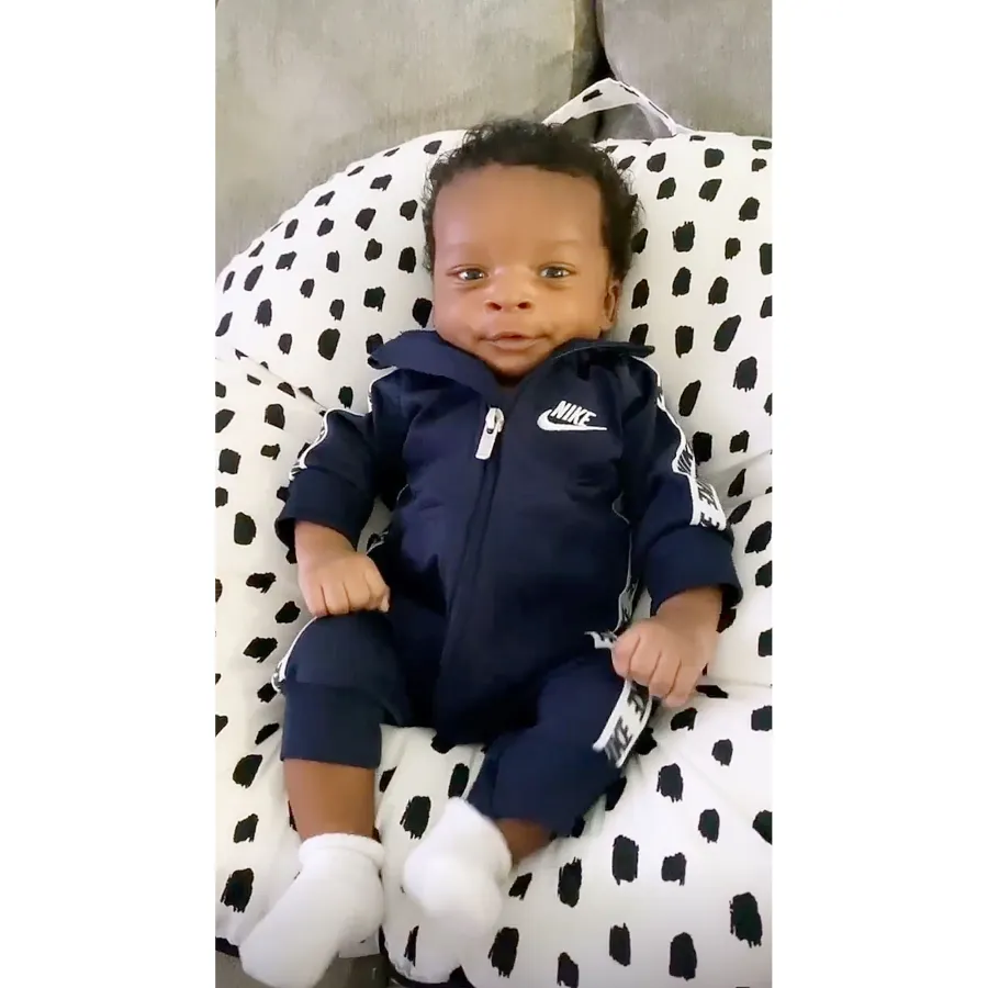 Malika Haqq Son Ace Say Good Morning