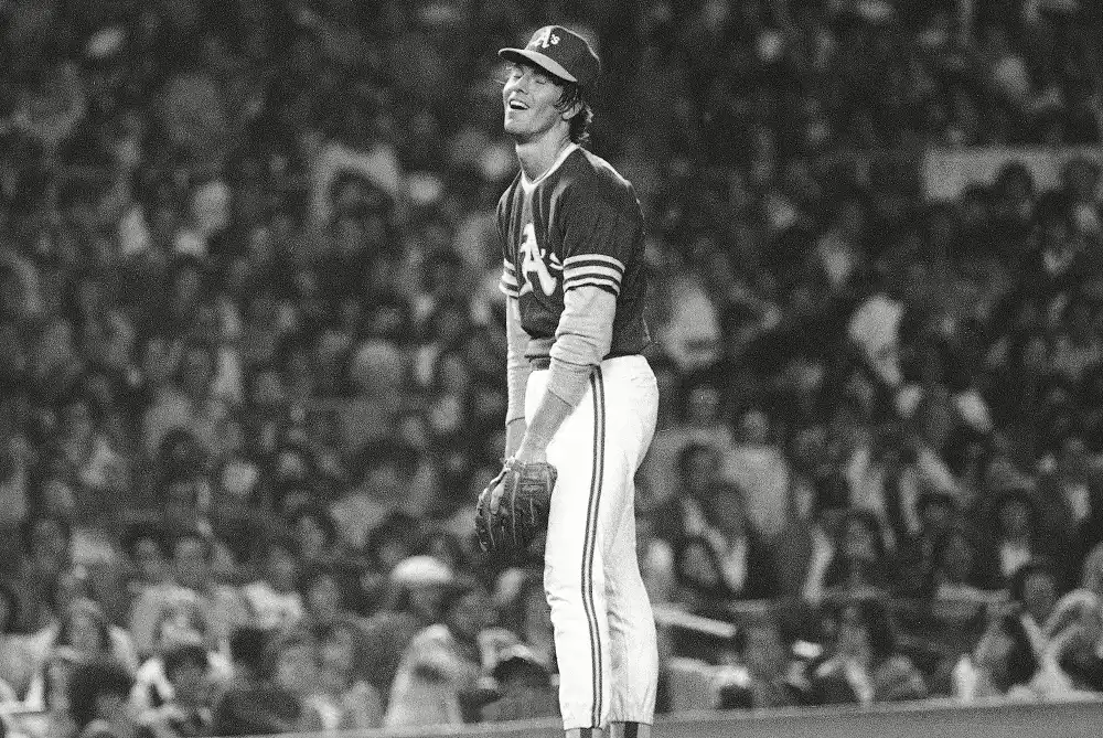 Matt Keough Playing Baseball