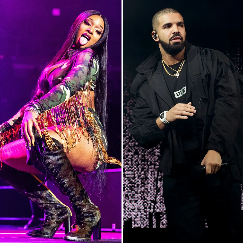 Megan Thee Stallion and Drake TikTok dance