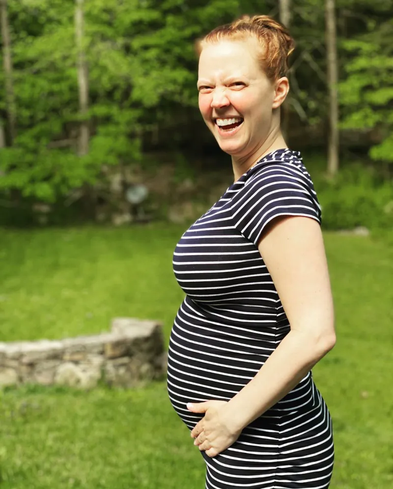 Patti Murin baby bump