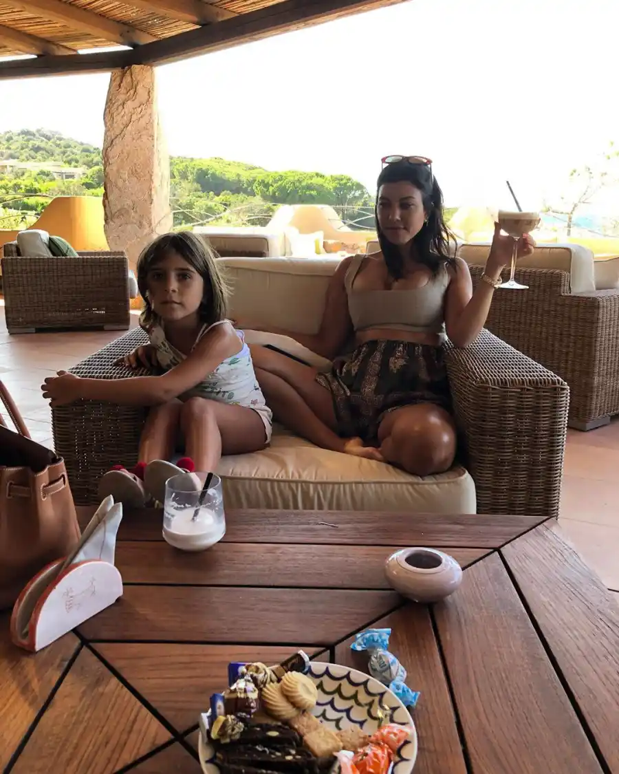 Penelope Disick Kourtney Kardashian