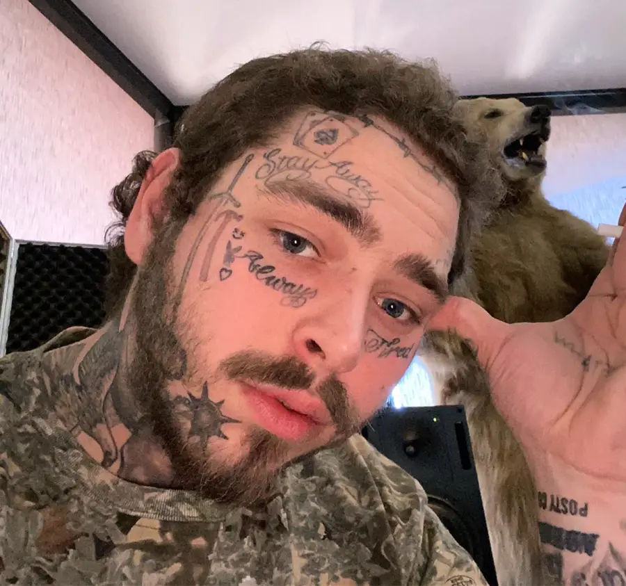 Post Malone Gives Himself an At-Replica Luxury Handbag Haircut to Make His Mom Proud