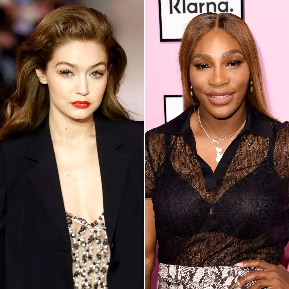 Pregnant Gigi Hadid Injured Arm Training for Tennis Match With Serena Williams