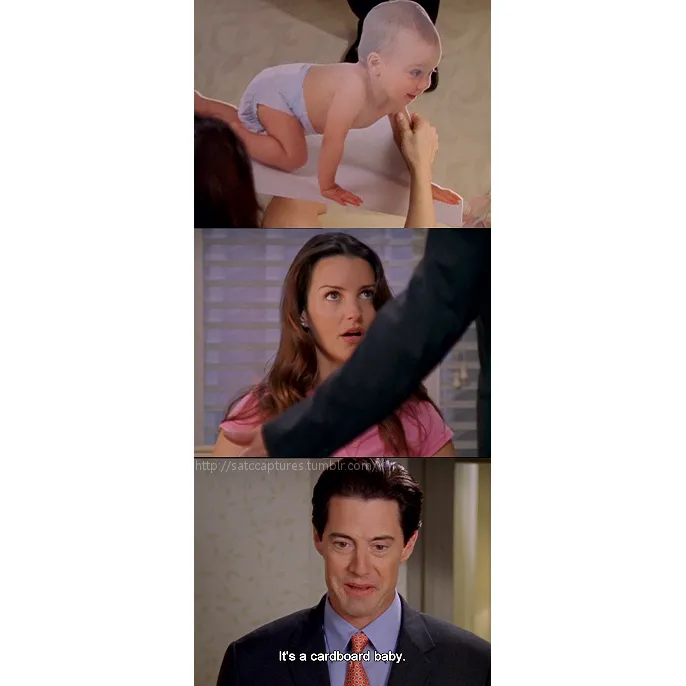 Sex and The City Cardboard Baby