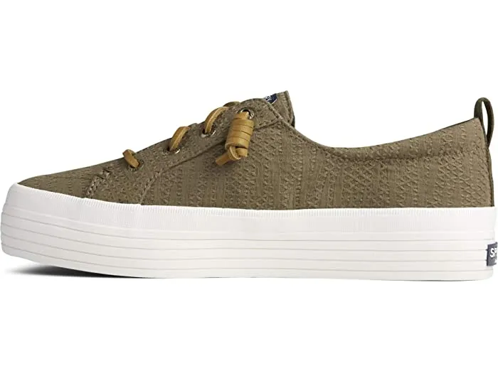 Sperry Crest Vibe Platform Smocked (Olive)