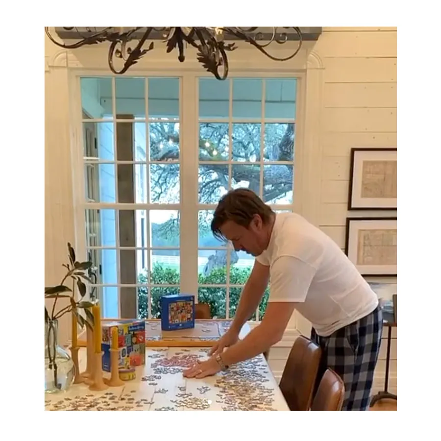 Stars Playing Games Amid Quarantine