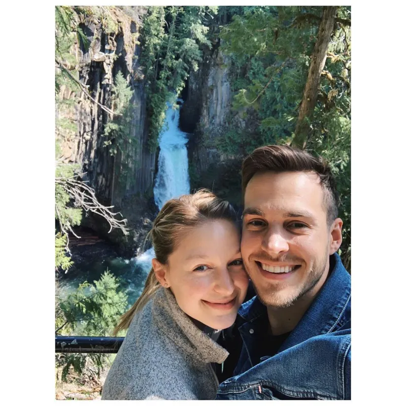 Supergirl Melissa Benoist Gives Birth Welcomes 1st Child With Husband Chris Wood Instagram Waterfall