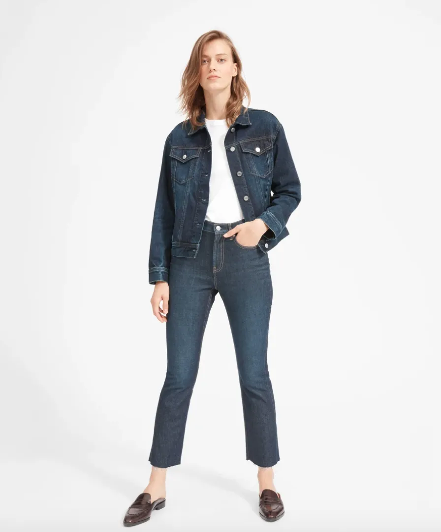 The Denim Jacket (Vintage Dark Blue Wash)