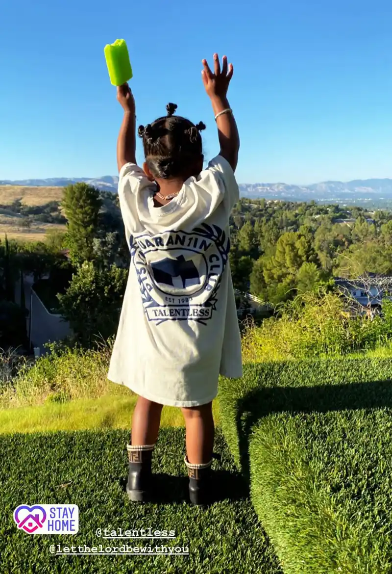 Khloe Kardashian's Daughter True, 2, Serves Up Quarantine Outfit Inspiration: Pic