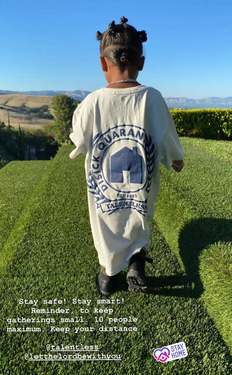 Khloe Kardashian's Daughter True, 2, Serves Up Quarantine Outfit Inspiration: Pic