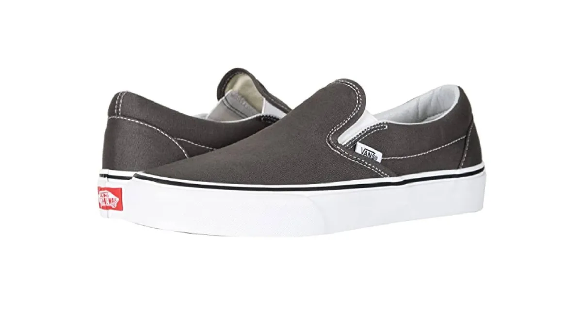 Vans Classic Slip-On Core Classics (Charcoal Canvas)