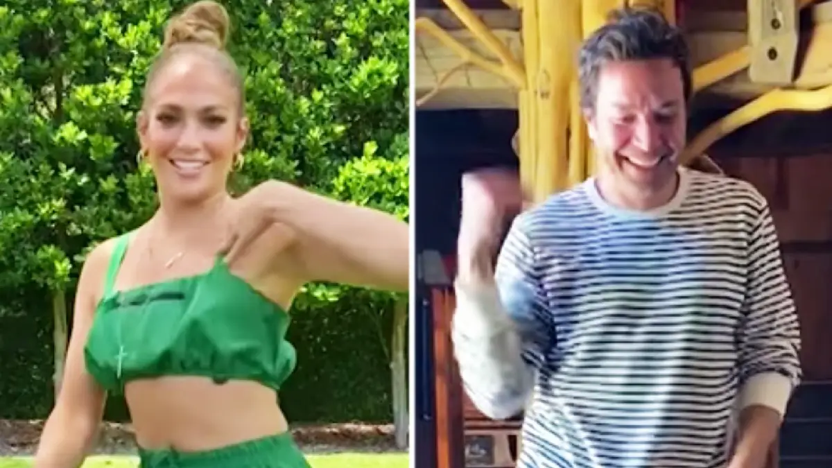 Watch Jennifer Lopez and Jimmy Fallon’s TikTok Dance Challenge