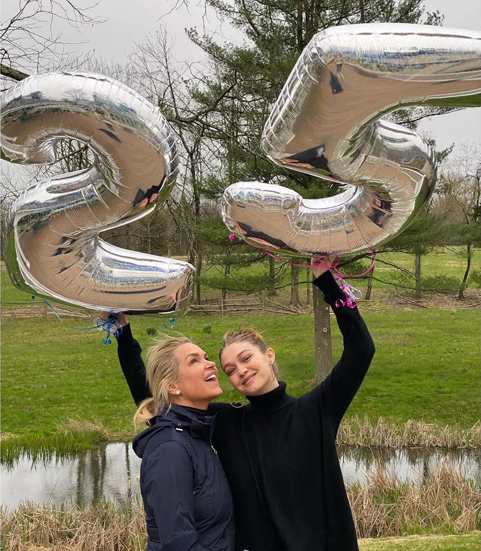 Yolanda Hadid Cooking Up a Storm Her Farm For Pregnant Gigi Hadid