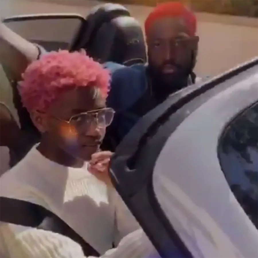 Zaya and Dwayne Wade hair color