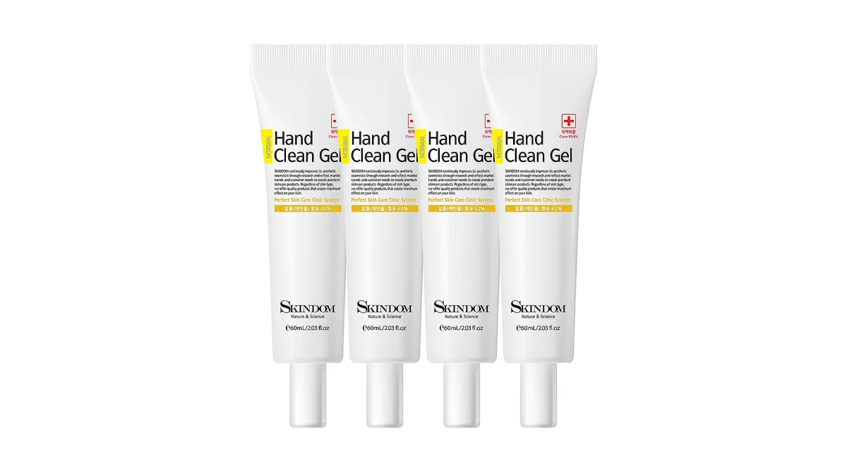 Skindom Hand Sanitizer Clean Gel (4-Pack)