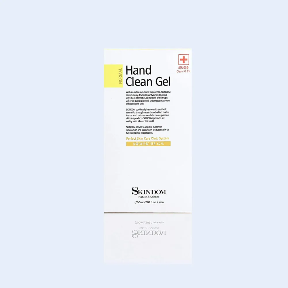 Skindom Hand Sanitizer Clean Gel (4-Pack)