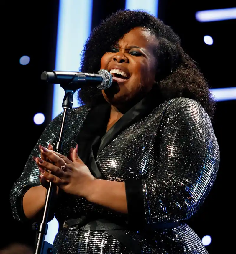 Amber Riley sings at Black Lives Matter protest