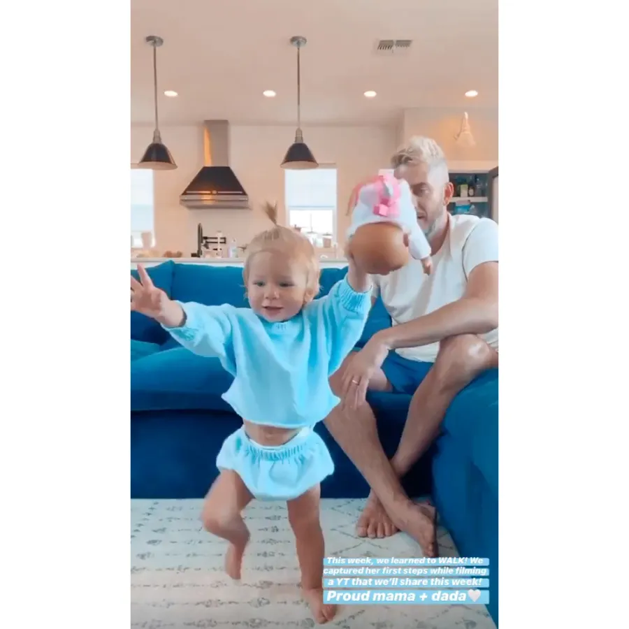 Arie Luyendyk Jr and Lauren Burnhams Daughter Alessi Has Learned to Walk