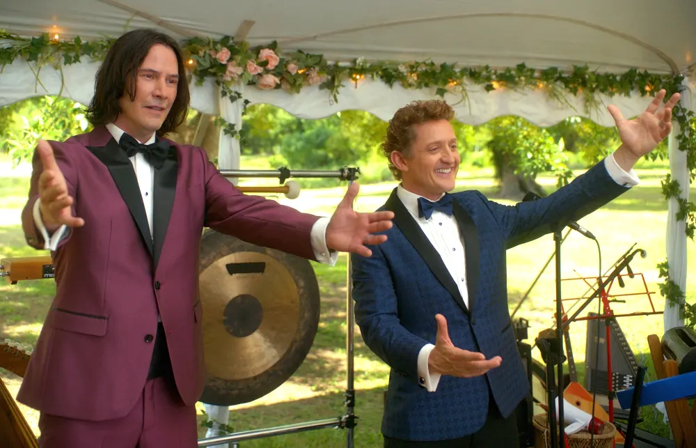 Keanu Reeves and Alex Winter Bill and Ted Face The Music Trailer