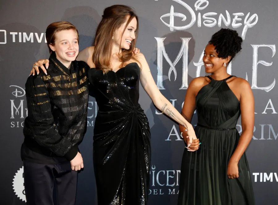 See Brad Pitt Angelina Jolie Family Album Pics With 6 Kids