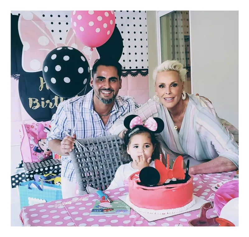Brigitte Nielsen Family Quarantine Birthday