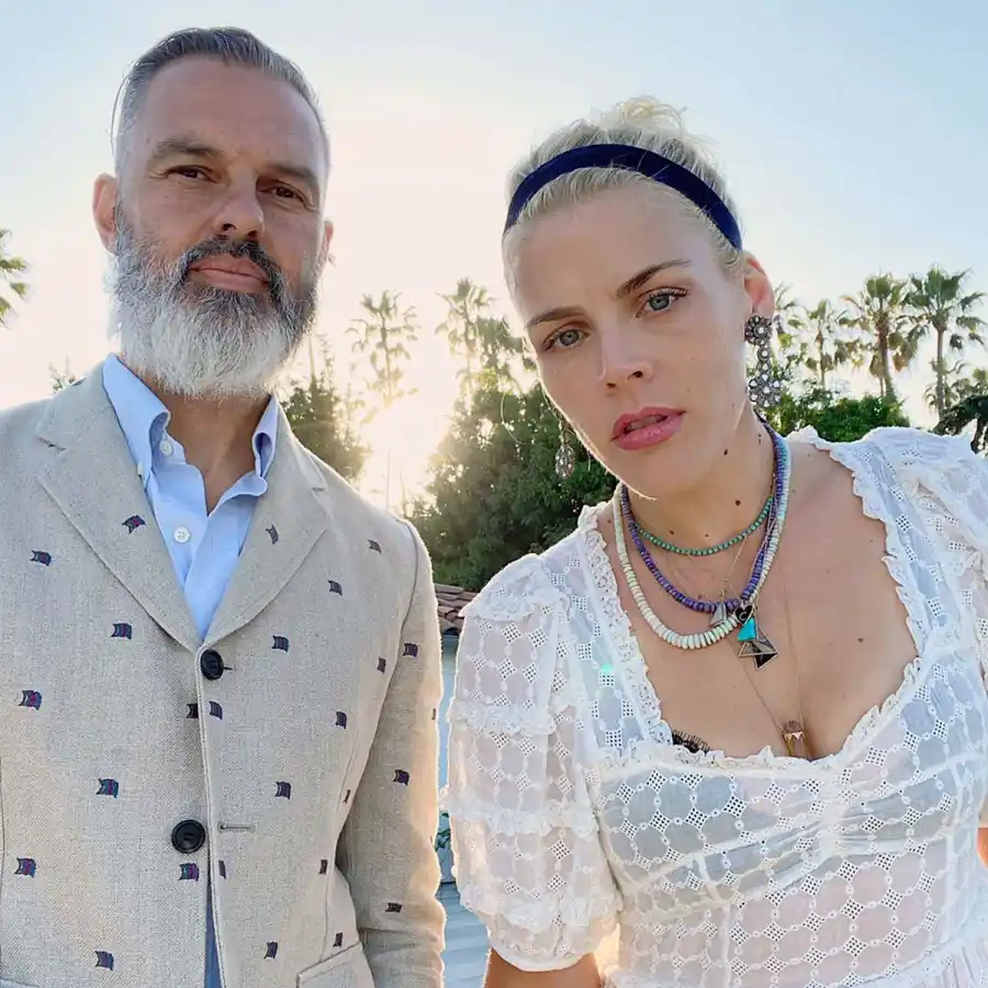 Busy Philipps and Marc Silverstein Celebrate Anniversary in Coordinated Looks