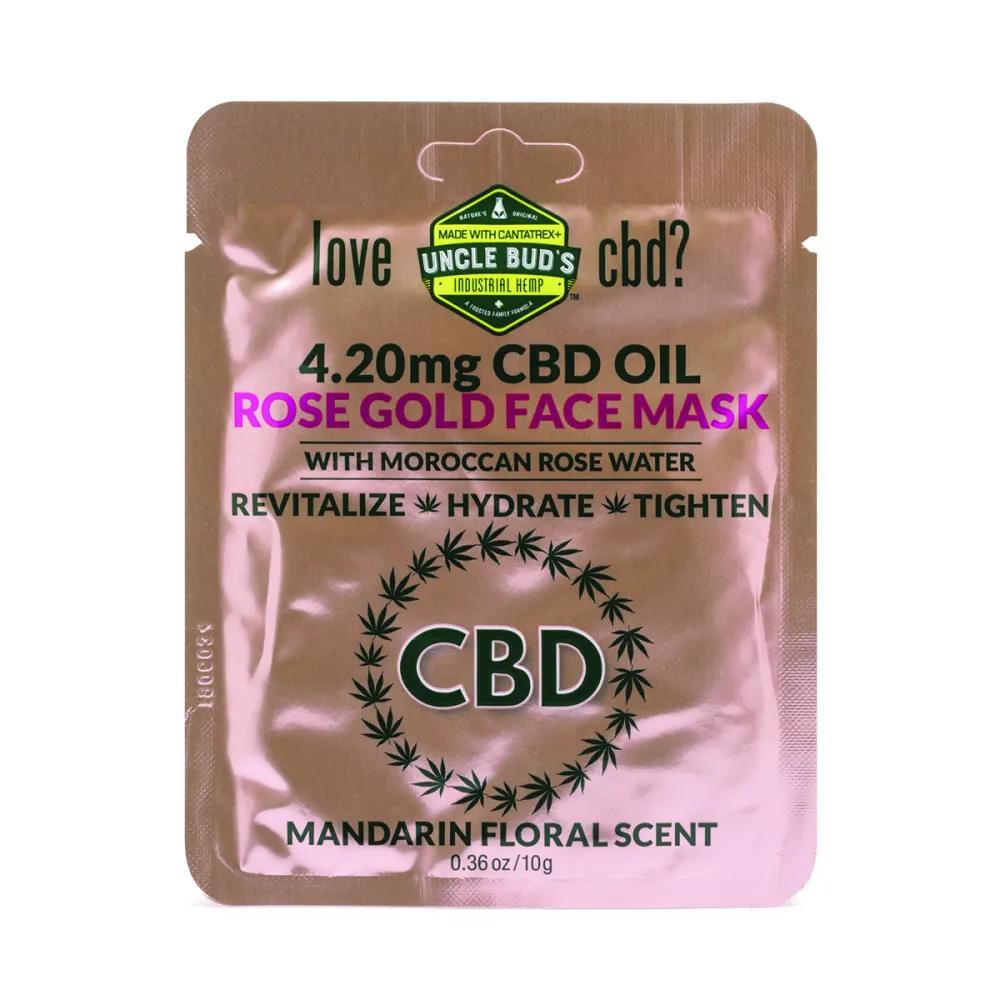 Uncle Buds Rose Gold Mask