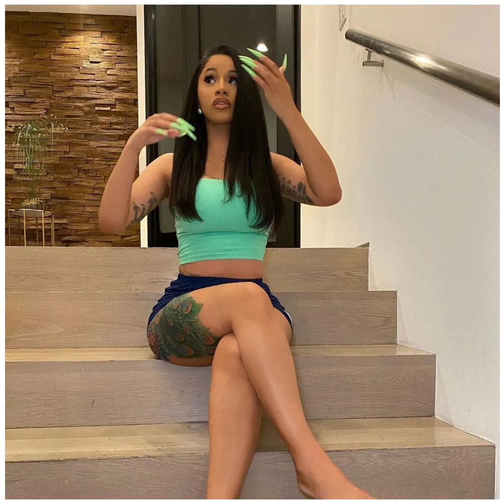 Cardi B Hair Mask Instagram After Results