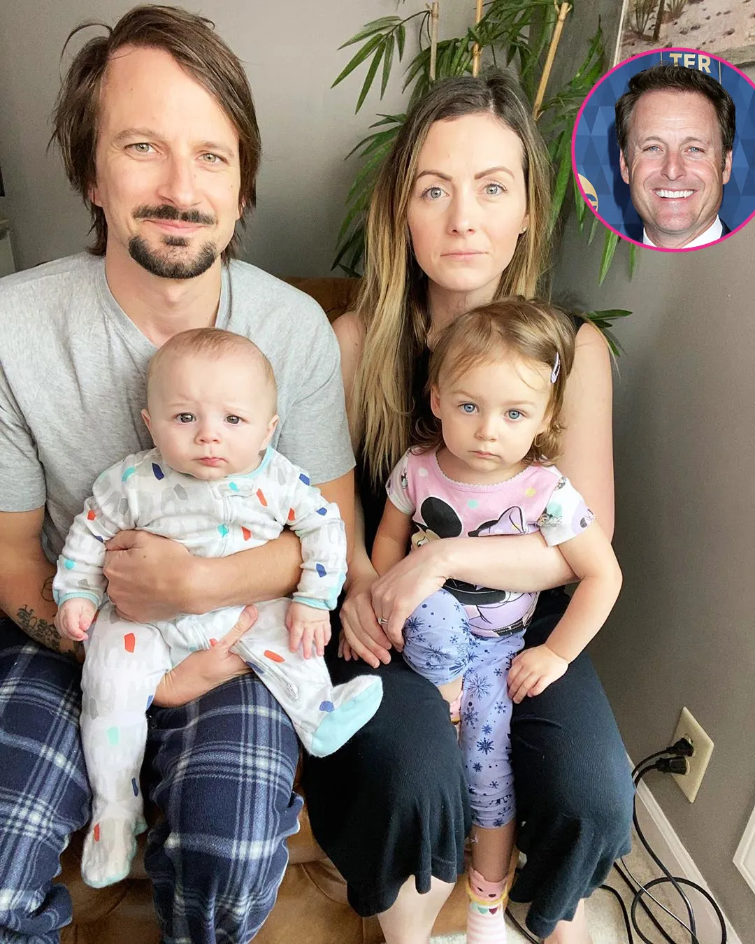 Carly Waddell and Evan Bass Daughter Calls Chris Harrison Grandpa While Watching The Bachelorette