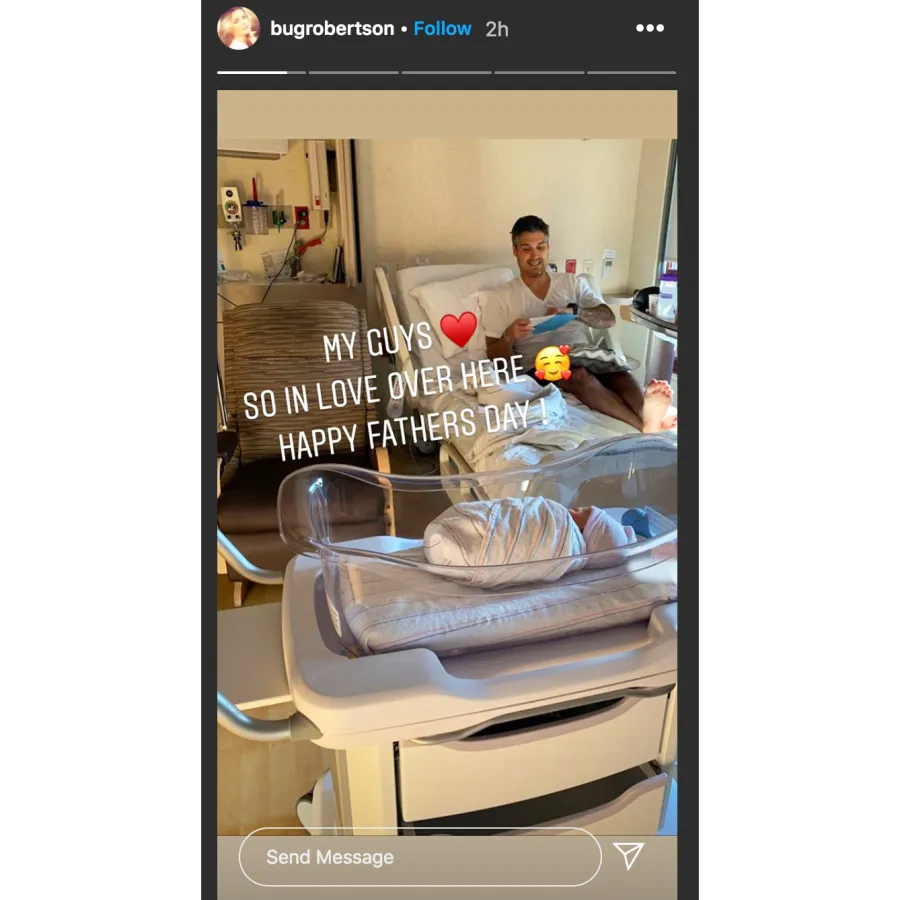 Courtney Robertson Gives Birth