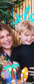 Fergie Brings Son Axl to Protest Supporting Black Lives Matter