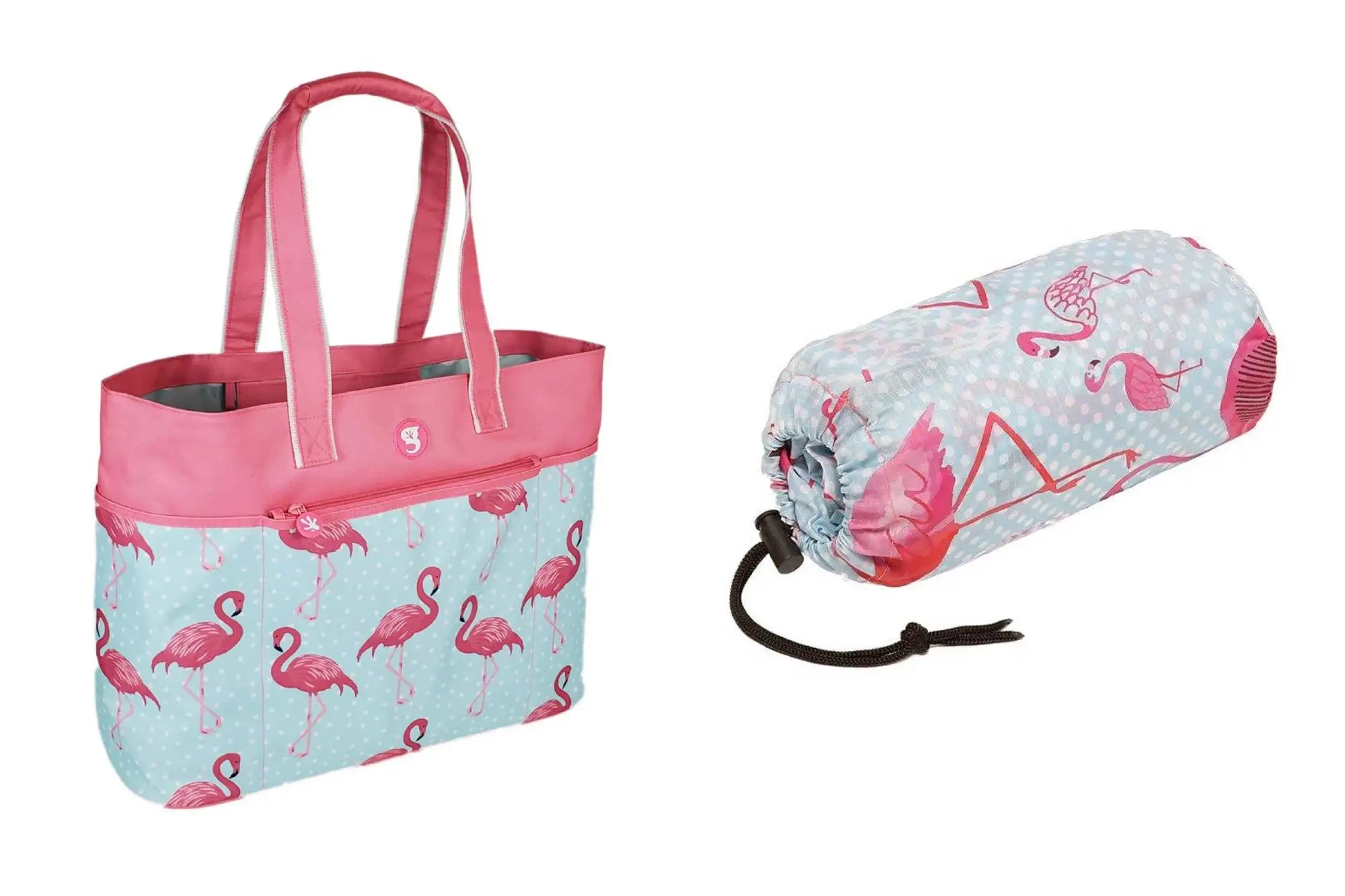 Geckobrands Waterproof Beach Mat and Oversized Beach Tote