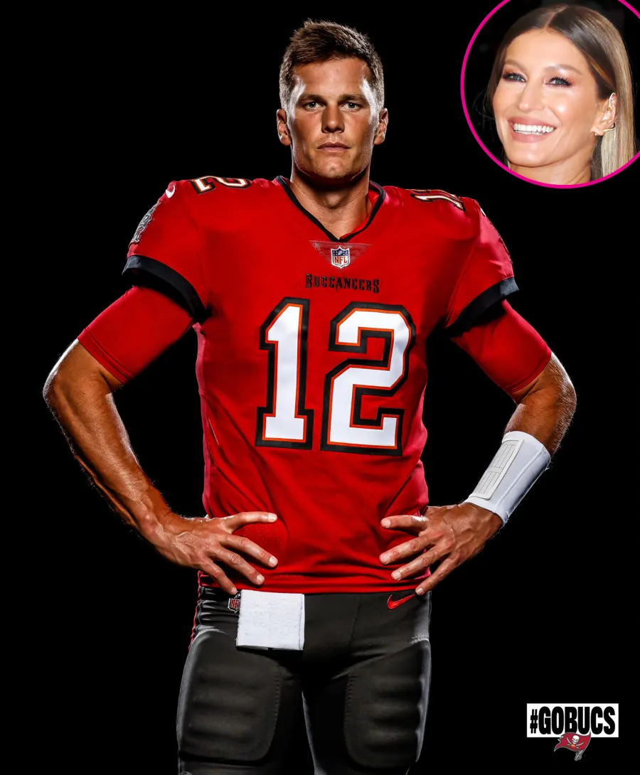 Gisele Bundchen Comments on First Pic of Tom Brady in Tampa Buccaneers Uniform