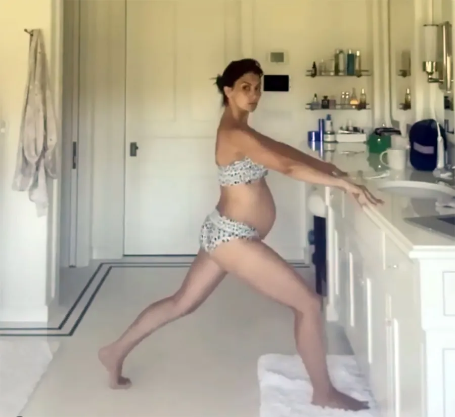 Hilaria Baldwin Baby Bump