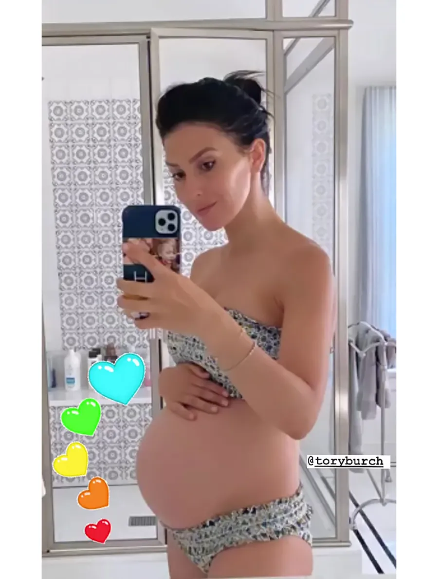 Hilaria Baldwin Baby Bump