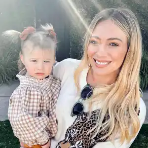 Hilary Duff's Daughter Banks Adorably Devours a Slice of Pizza: 'Take Notes'
