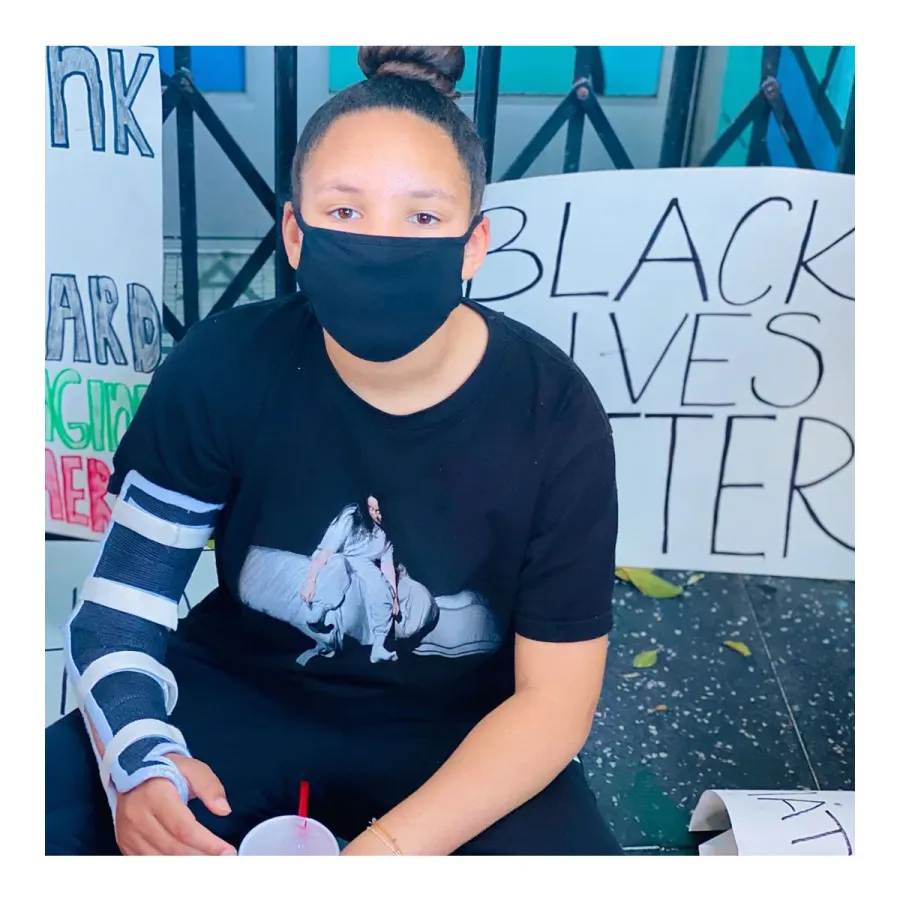 Jamie Foxx Kids at Protests