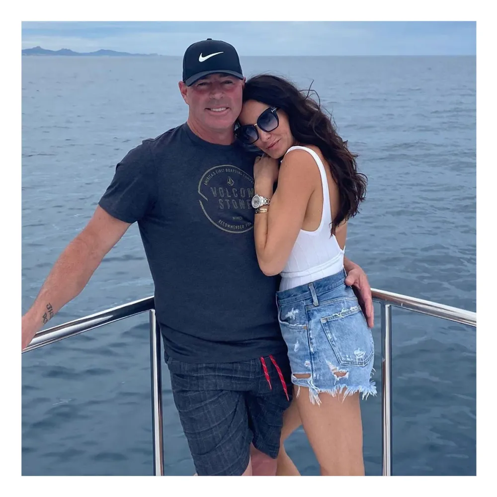 Jim Edmonds and Girlfriend Kortnie OConnor Boat Water