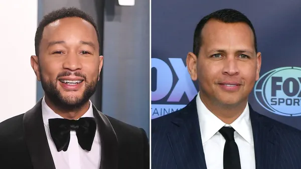 John Legend Alex Rodriguez Celebrate Fathers Day Food