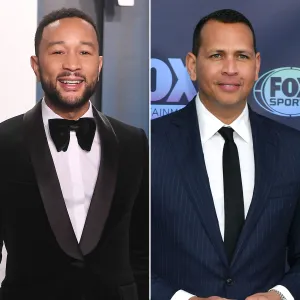 John Legend Alex Rodriguez Celebrate Fathers Day Food