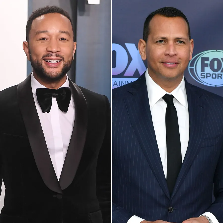 John Legend Alex Rodriguez Celebrate Fathers Day Food