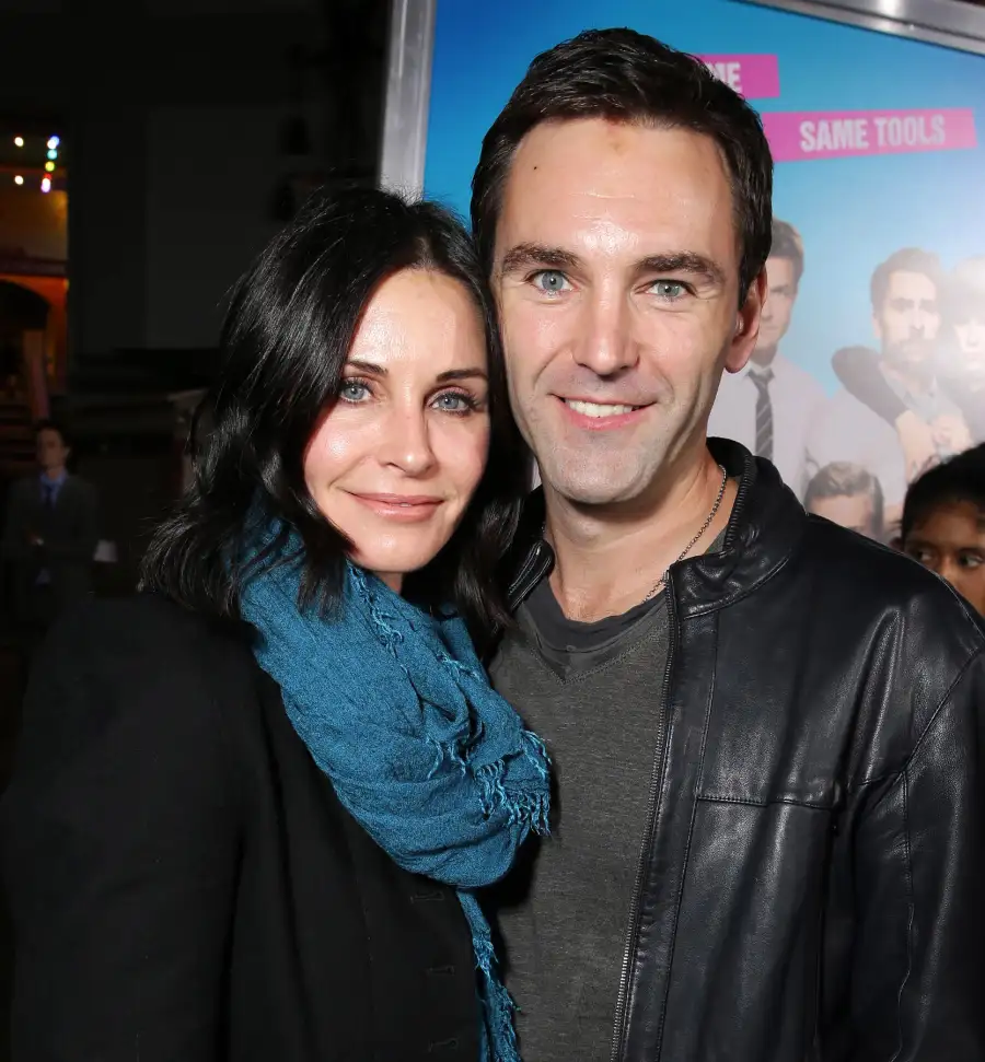 Johnny McDaid and Courteney Cox