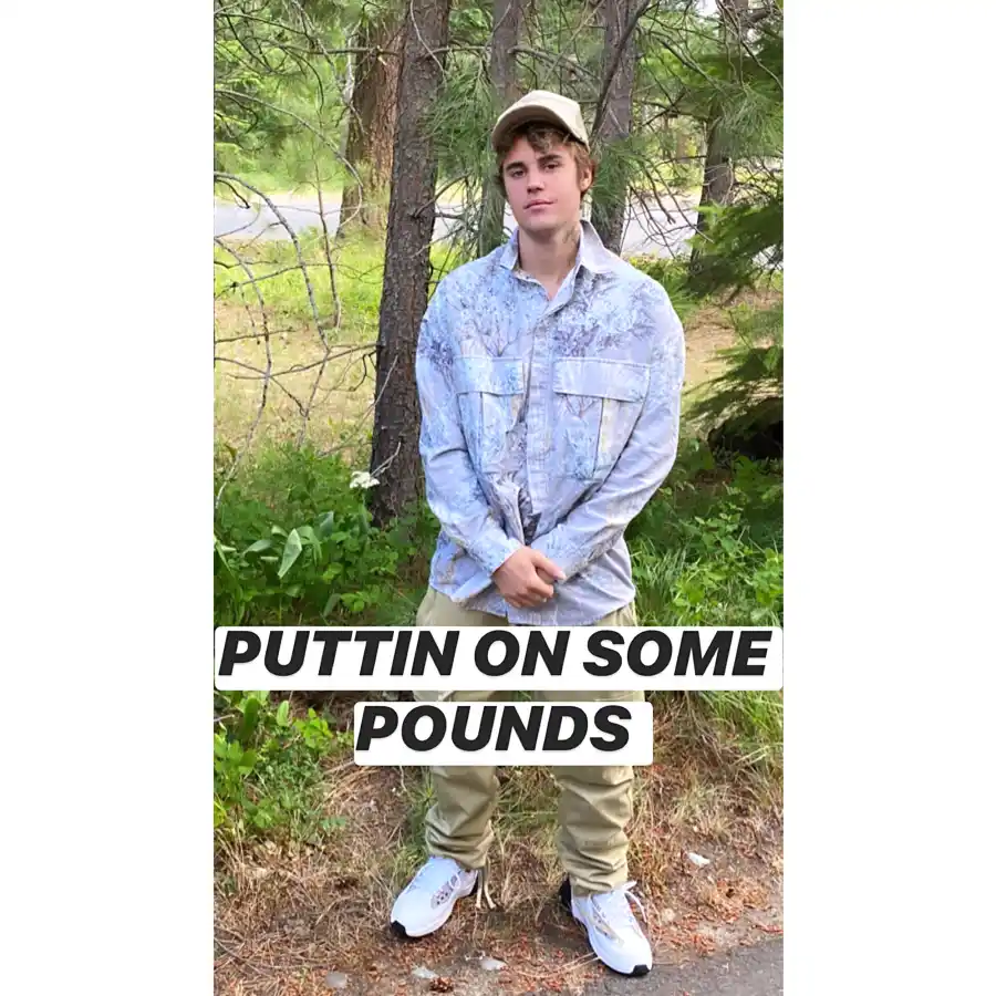 Justin Bieber Kylie Jenner More Stars Reveal Quarantine Weight Gain